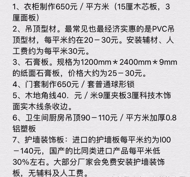 冷庫(kù)材料合同預(yù)算清單_藏式裝修裝修清單_裝修材料清單