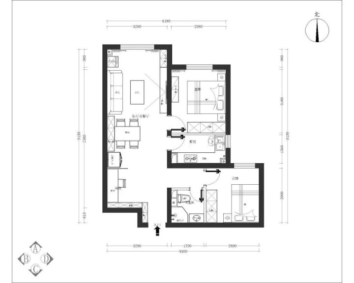 80㎡的兩室一廳怎么設(shè)計(jì)？不如看看這兩套徐建平的作品！