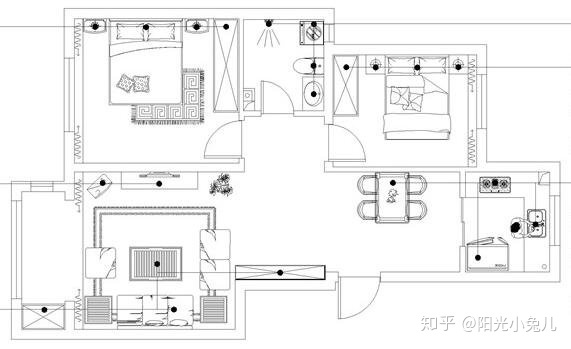 三室兩廳裝修樣板間！92平現(xiàn)代輕奢風格，清新雅致彰顯品質生活